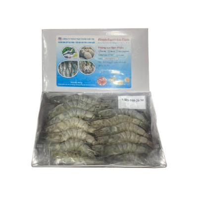 Tôm thẻ đông lạnh nguyên con 25-30 con/kg